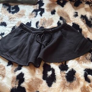 Skims Cotton Fleece Mini Skirt
